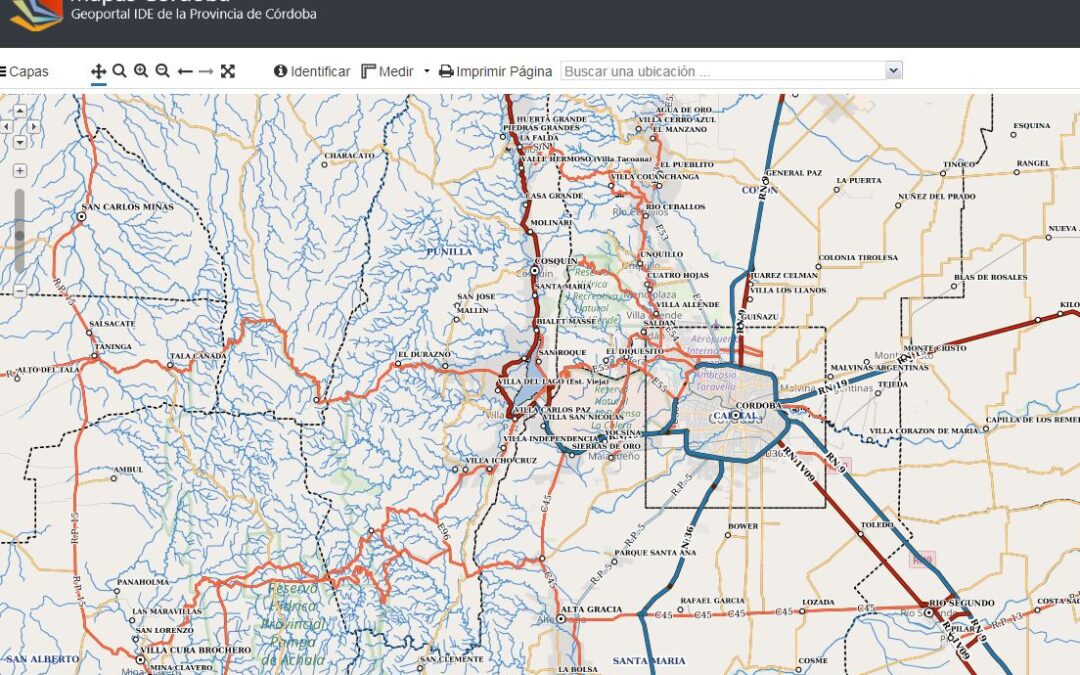 Mapas Córdoba: Mapa Base Córdoba