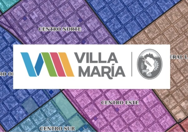 IDECOR Ciudades: Villa María se suma con 3 nuevos mapas