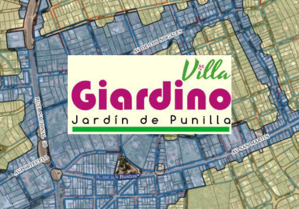 IDECOR Ciudades: Villa Giardino suma 3 nuevos mapas a la IDE provincial