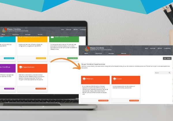 ¿Qué podés encontrar en la sección “Capacitaciones” de MapasCordoba?
