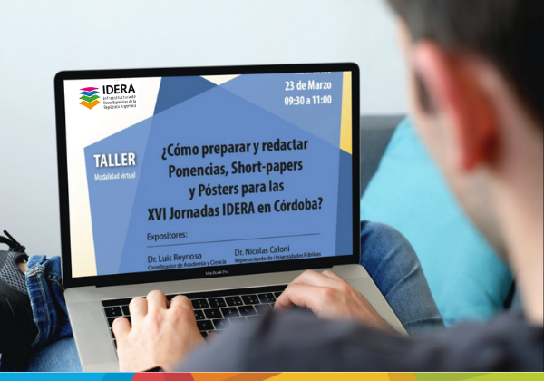 Presentá tu trabajo en las Jornadas IDERA Córdoba 2022