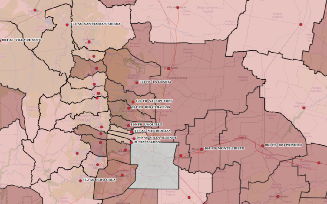 Mapa | Cuarteles de Bomberos Voluntarios