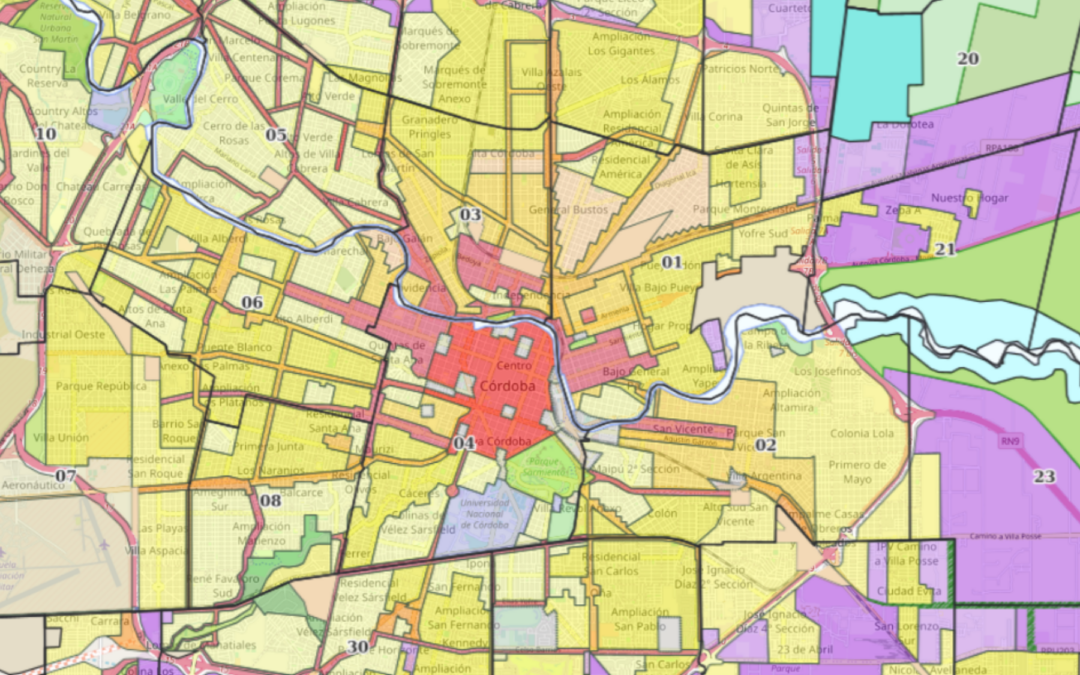 Mapa | Planeamiento Urbano_Bases para el Ordenamiento Territorial del Área Intermedia y Periférica