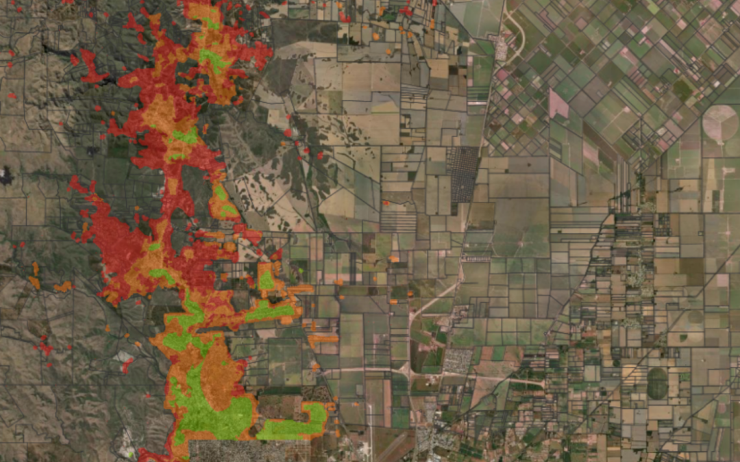 Mapa | Riesgo Local para Incendios Forestales