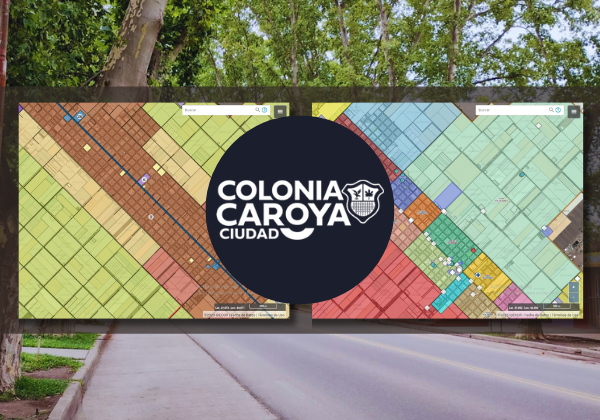Colonia Caroya: otro municipio que publica sus mapas de Catastro y Planeamiento urbano con IDECOR Ciudades