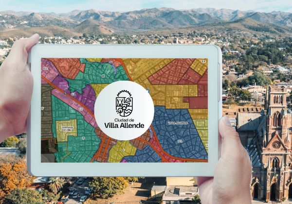 IDECOR Ciudades: se suma Villa Allende y publica sus datos de Planeamiento Urbano 