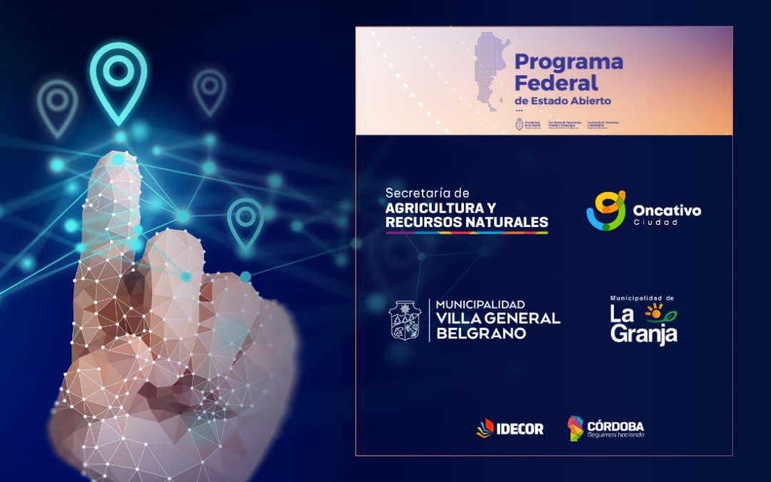 Proyectos cordobeses de información geográfica seleccionados por el programa Federal Estado Abierto