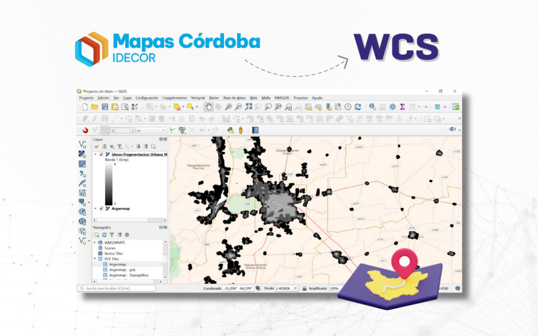 Cómo conectar servicios en línea WCS en Mapas Córdoba