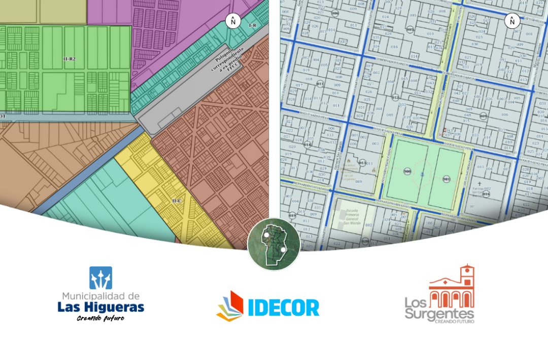 Las Higueras y Los Surgentes: dos municipios que suman sus mapas locales