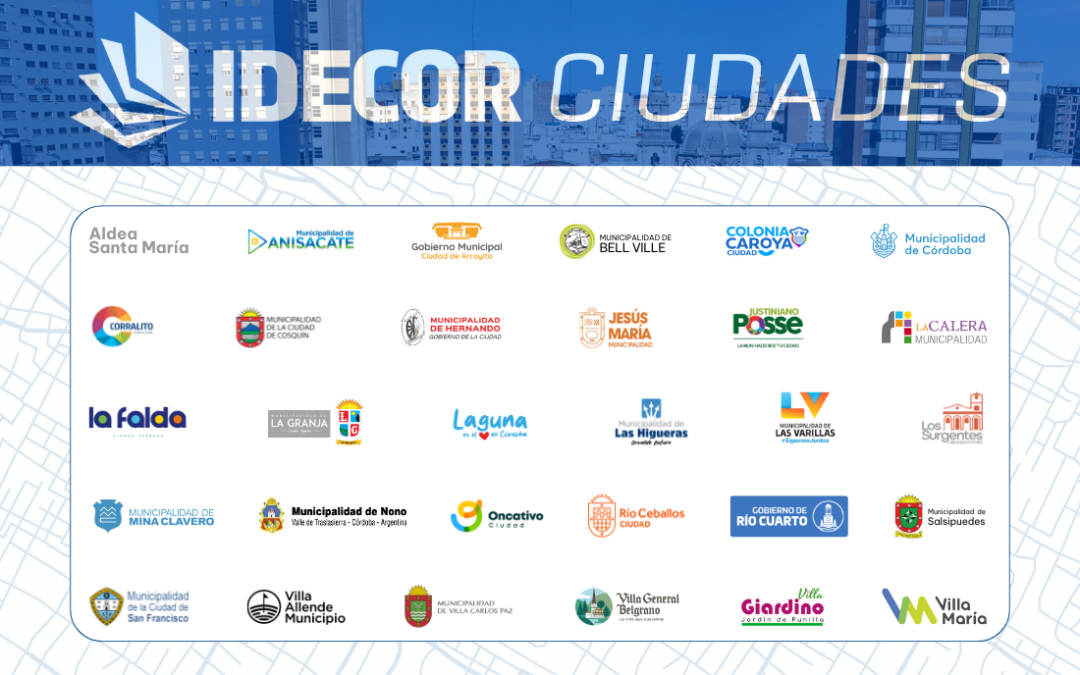 Datos abiertos: 30 localidades de Córdoba ya publican 70 mapas urbanos