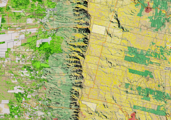 Mapa | Patrones espaciales de la vegetación de la provincia de Córdoba – 2009