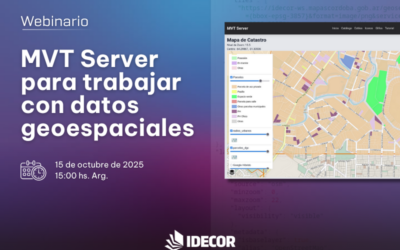 Webinario: MVT Server para trabajar con datos geoespaciales