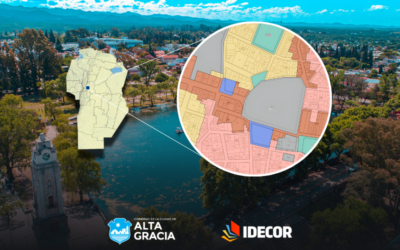 Alta Gracia se suma a IDECOR Ciudades y publica dos mapas con información local