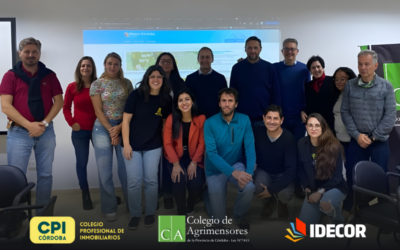 Herramientas para mirar el territorio: IDECOR capacita a agrimensores e inmobiliarios en SIG y datos del mercado