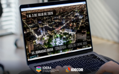 XX Jornadas IDERA 2026: cómo participar del evento geo del país