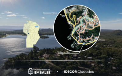 Embalse se suma a IDECOR Ciudades y la iniciativa alcanza 100 mapas publicados