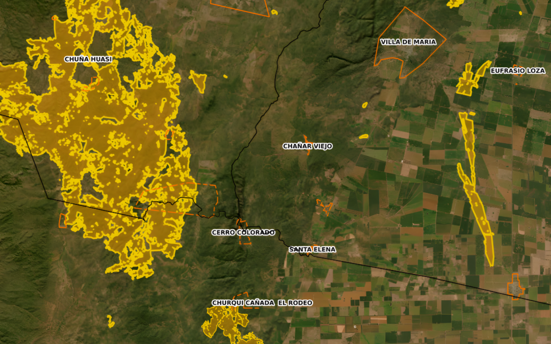 Mapa | Áreas afectadas por incendios 2021