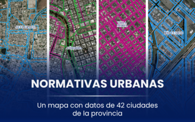 Normativas urbanas: un mapa con datos de 42 ciudades de la provincia