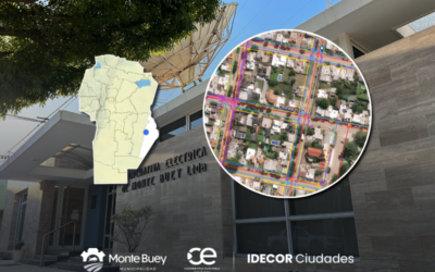 Monte Buey suma un mapa abierto de sus redes de infraestructura y servicios